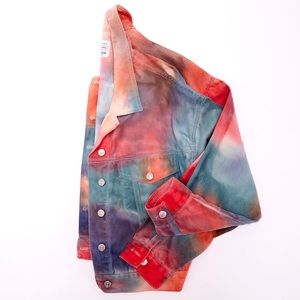 Pull & Bear tie dye denim jacket